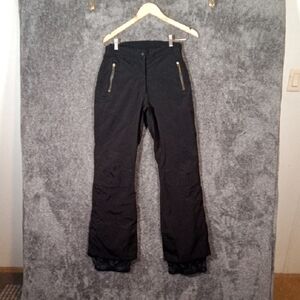 Obermeyer Black Ladies Ski Pants Vintage Ridgeline Gelanots Thermolite Size 4